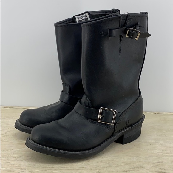 Frye Shoes - Frye Women’s Engineer 12R Boot Black SZ 8.5 USBIN3